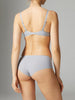 Soutien-gorge triangle emboitant décolleté plongeant - Gris secret