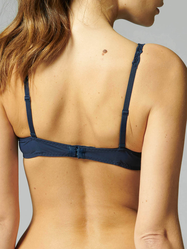 Soutien-gorge corbeille - Bleu infini