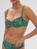 Soutien-gorge corbeille - Vert Garden