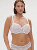 Soutien-gorge avec armature décolleté carré - Blanc