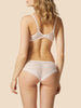 Soutien-gorge triangle emboitant décolleté plongeant - Poudre pétale