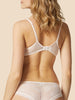 Soutien-gorge triangle emboitant décolleté plongeant - Poudre pétale
