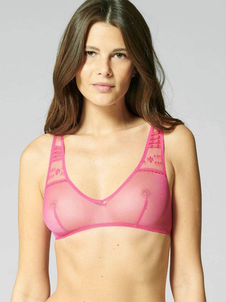 Soutien-gorge sans-armatures - Rose disco