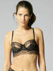 Soutien-gorge corbeille - Noir