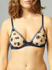 Soutien-gorge triangle avec armatures - Bleu Nuit