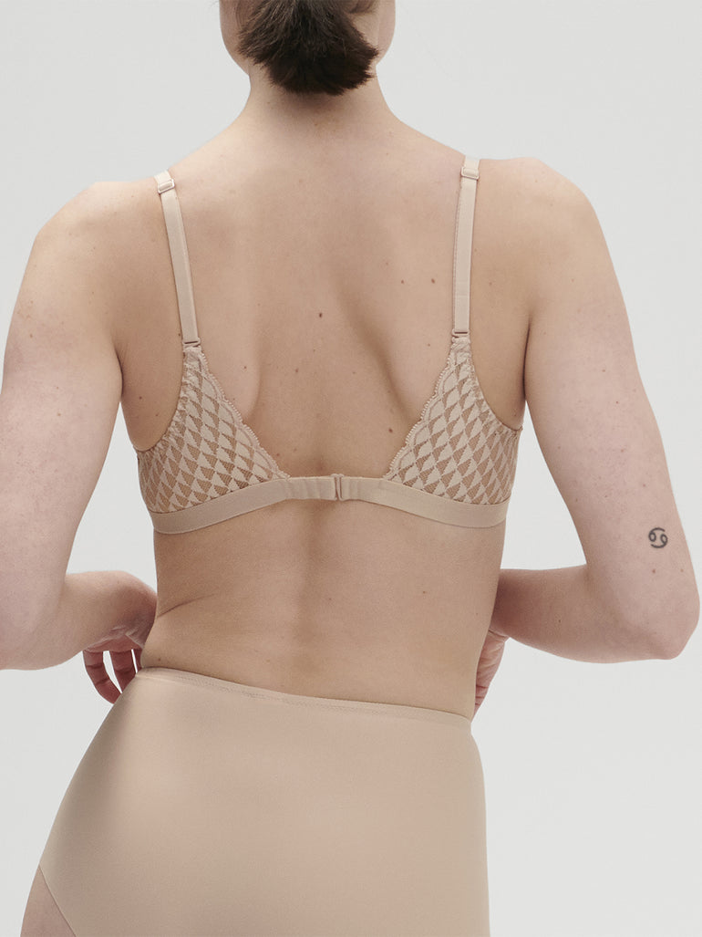 Soutien-gorge triangle sans-armatures - Peau Rosée