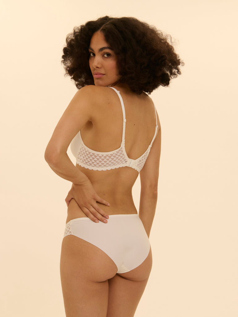 Soutien-gorge spacer décolleté plongeant - Naturel