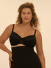 Soutien-gorge avec armature emboitant - Noir