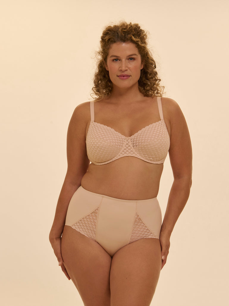 Soutien-gorge avec armature emboitant - Peau Rosée