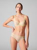 Soutien-gorge armatures décolleté galbé - Jaune Yuzu