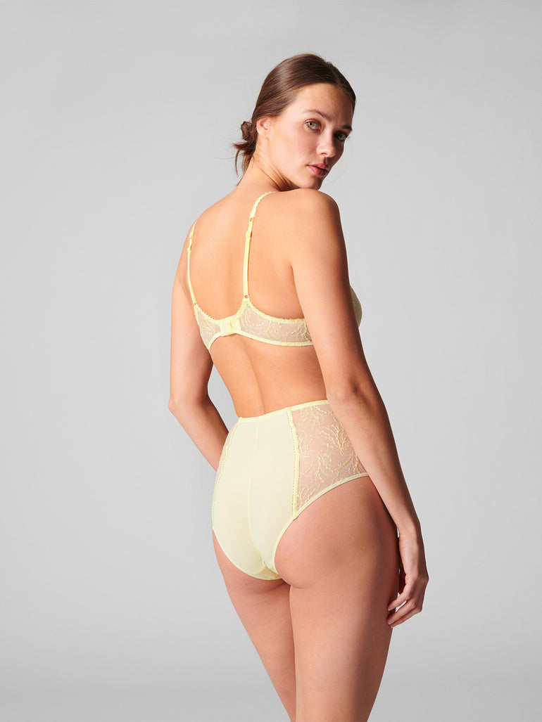 Culotte taille haute - Jaune Yuzu