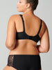 Soutien-gorge avec armature decollete carre - Noir