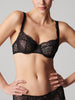 Soutien-gorge corbeille - Noir