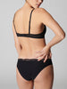 Soutien-gorge push-up triangle - Noir