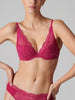 Soutien-gorge push-up triangle - Framboise