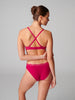 Soutien-gorge push-up triangle - Framboise