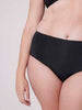 Culotte de bain taille haute - Noir