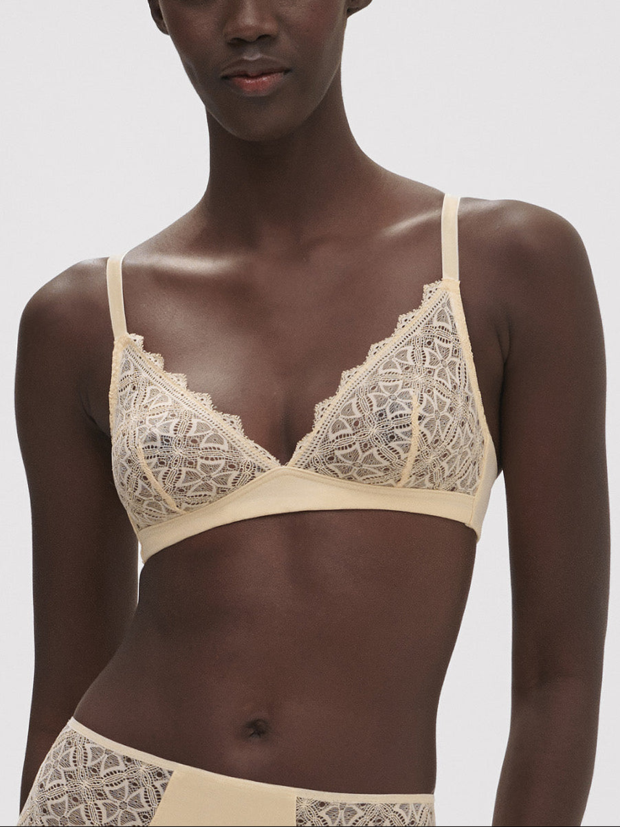Soutien-gorge sans-armatures structuré - Vanille
