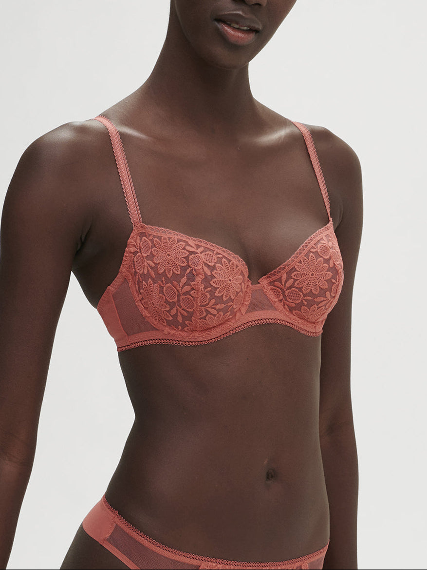 Soutien-gorge corbeille - Rose Texas