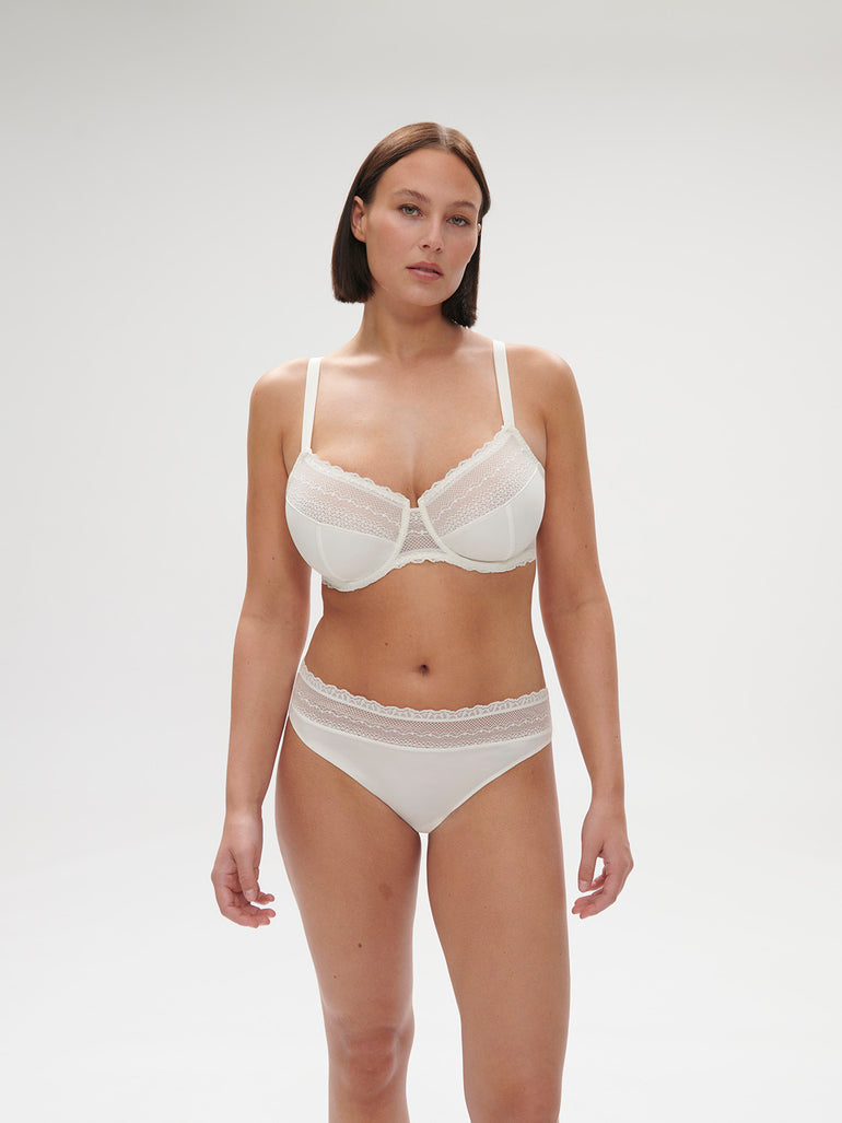 Soutien-gorge avec armature emboitant - Naturel