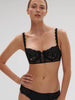 Soutien-gorge corbeille - Noir