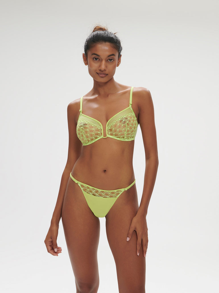 Soutien-gorge triangle sans-armatures - Lime