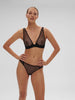 Soutien-gorge triangle avec armatures - Noir