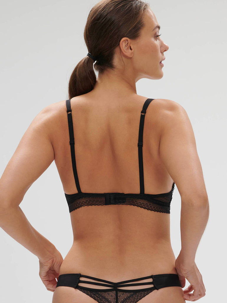 Soutien-gorge triangle sans-armatures - Noir