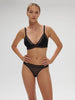 Soutien-gorge triangle sans-armatures - Noir