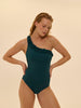 Maillot de bain 1 pièce sans armature - Emeraude