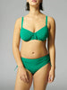 Culotte de bain taille haute - Ultra green