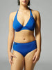 Haut de maillot de bain triangle avec armatures - Bleu frégate