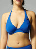 Haut de maillot de bain triangle avec armatures - Bleu frégate