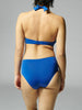 Culotte de bain taille haute - Bleu frégate