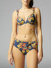 Haut de maillot de bain triangle avec armatures - Bleu origine