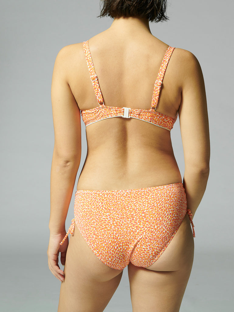 Culotte de bain taille haute - Orangeade