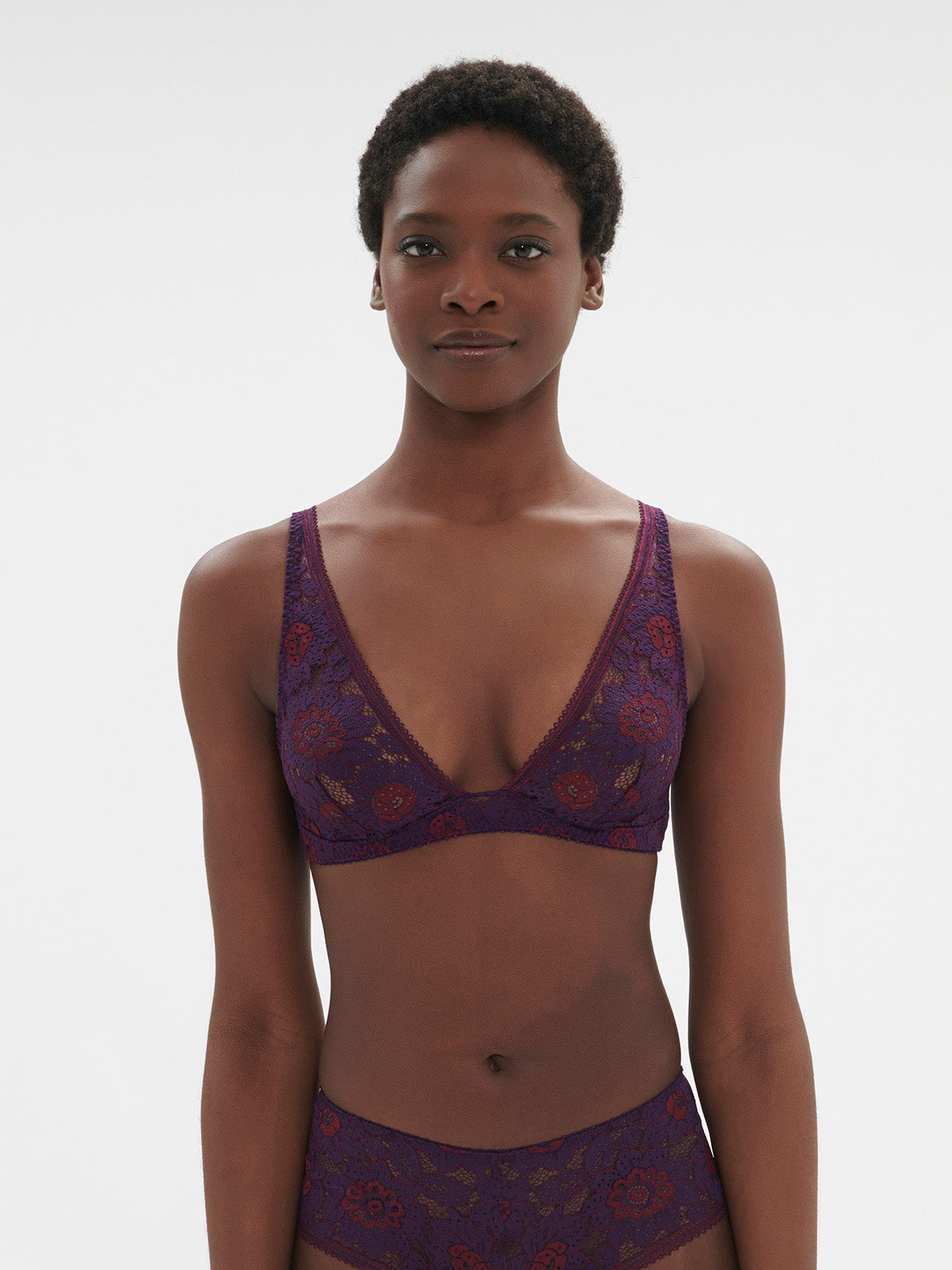 Soutien-gorge triangle sans-armatures - Violet Euphoria