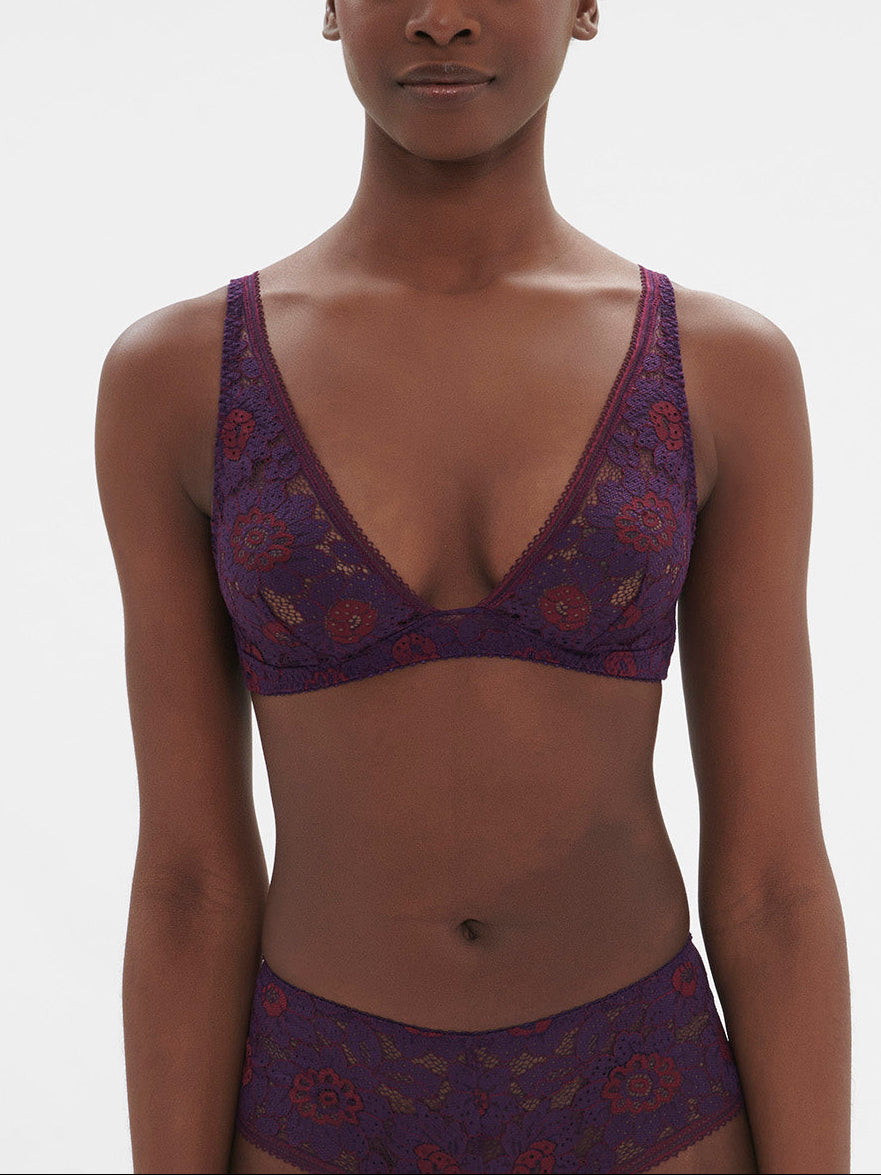 Soutien-gorge triangle sans-armatures - Violet Euphoria
