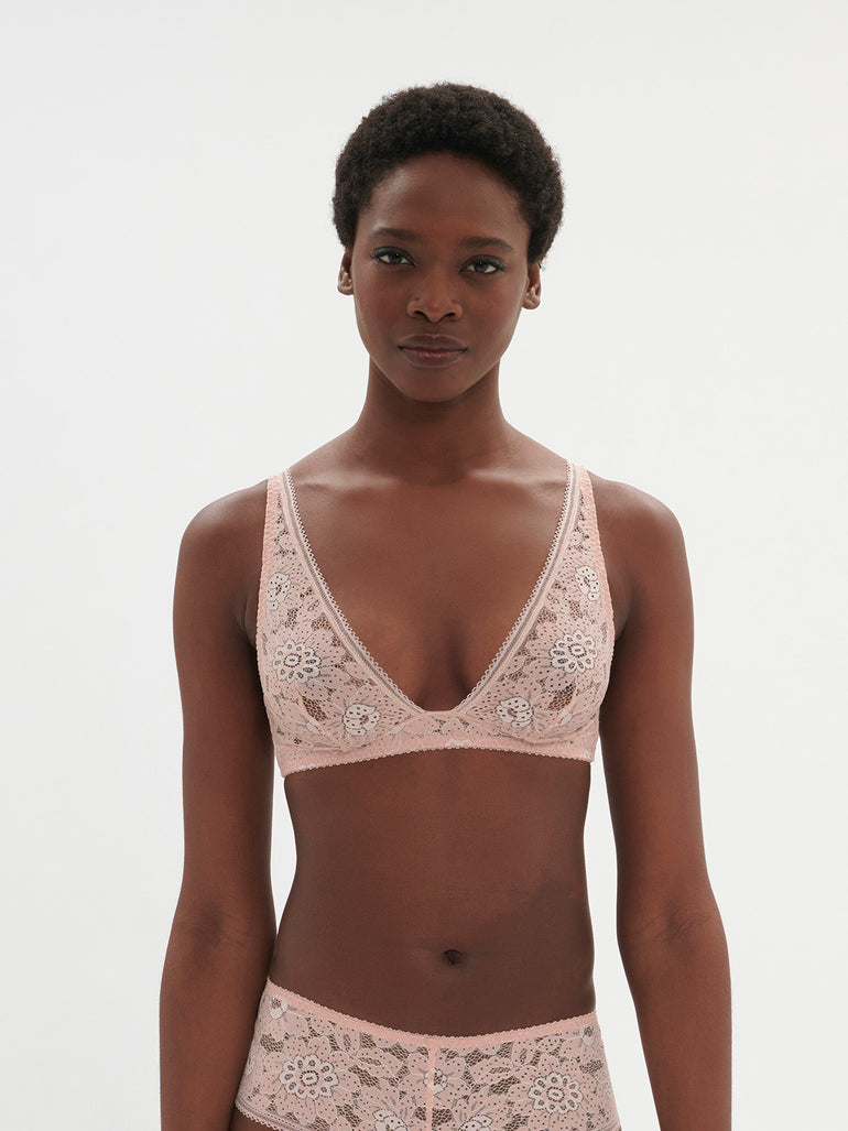 Soutien-gorge triangle sans-armatures - Rose Ballet