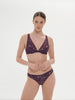 Soutien-gorge triangle avec armatures - Violet Euphoria