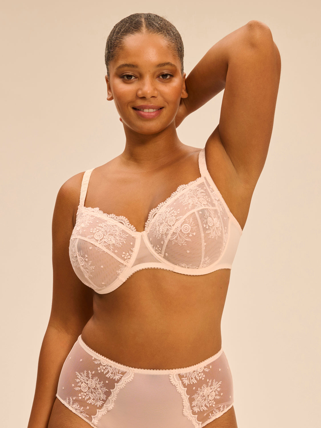simone pérèle Soutien-gorge avec armature emboitant - Rose sakura