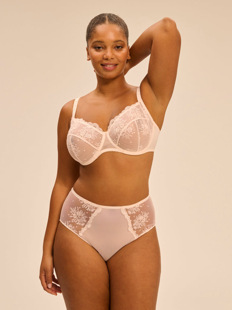 Soutien-gorge avec armature emboitant - Rose sakura