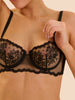 Soutien-gorge corbeille - Noir