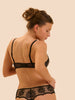 Soutien-gorge corbeille - Noir