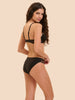 Soutien-gorge push-up décolleté plongeant - Noir