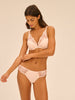 Soutien-gorge push-up décolleté plongeant - Rose sakura