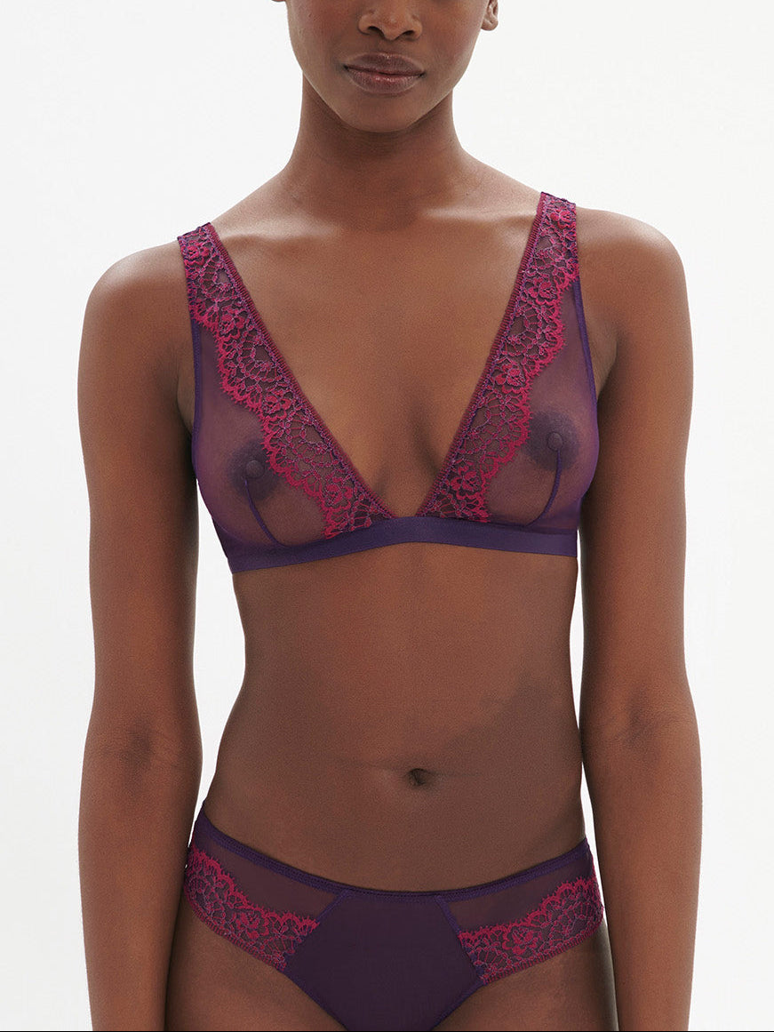 Soutien-gorge triangle sans-armatures - Violet Euphoria