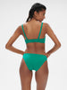 Haut de maillot de bain bandeau mousse avec armatures - Vert Waterfall