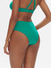 Culotte de bain taille haute - Vert Waterfall