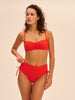 Haut de maillot de bain bandeau mousse avec armatures - Orange Grenadier